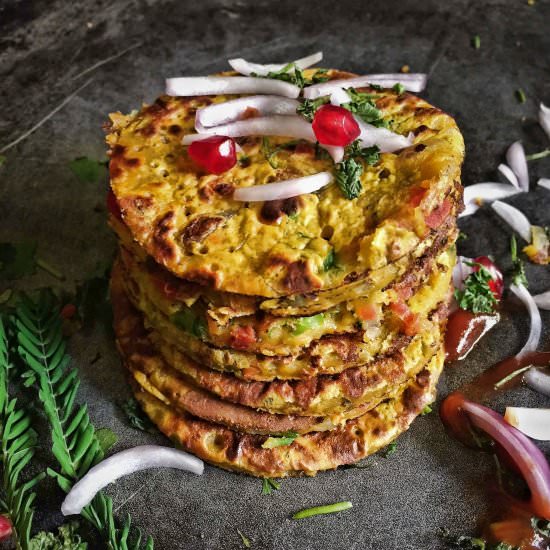 Savory Gram Flour Pancakes Cheela - Recipe photo by hetalkamdar