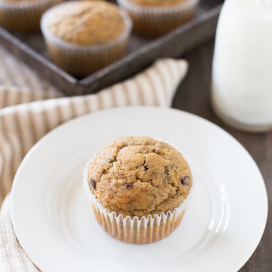Whole Wheat Peanut Butter Muffins - Recipe photo by Kristine Underwood