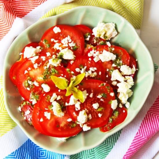 Tomato and Feta Salad - Recipe photo by SupperintheSuburbsN14