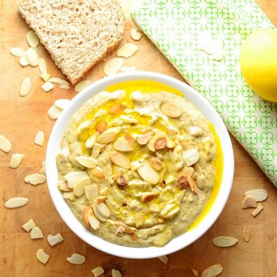 Whole Wheat Skordalia with Almonds - Recipe photo by everydayhealthyrecipes