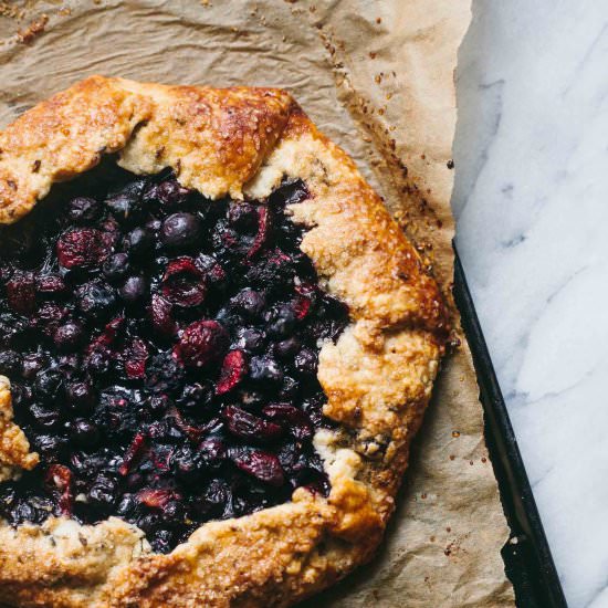 DEEP DARK SUMMER GALETTE - Recipe photo by wholeheartedeats