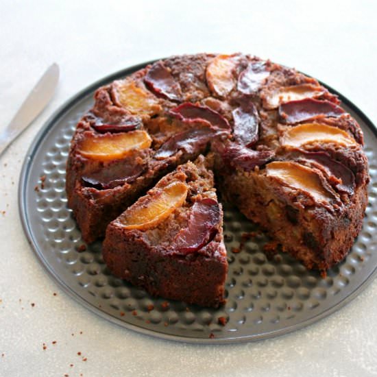 Stone Fruit Apple Date Brunch Cake - Recipe photo by berry sweet life