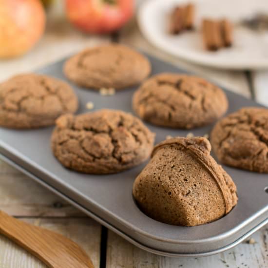 Vegan Apple Cinnamon Muffins - Recipe photo by Nutriplanet