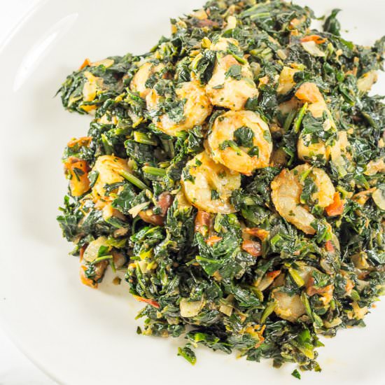 Spinach Stew - Recipe photo by Precious Core
