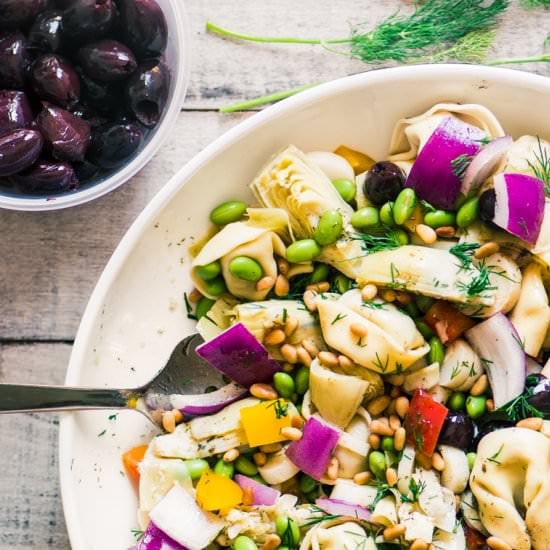 Tortellini Salad with Artichokes - Recipe photo by theviewfromgreatisland