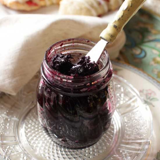 Small Batch Refrigerator Jam - Recipe photo by One Dish Kitchen