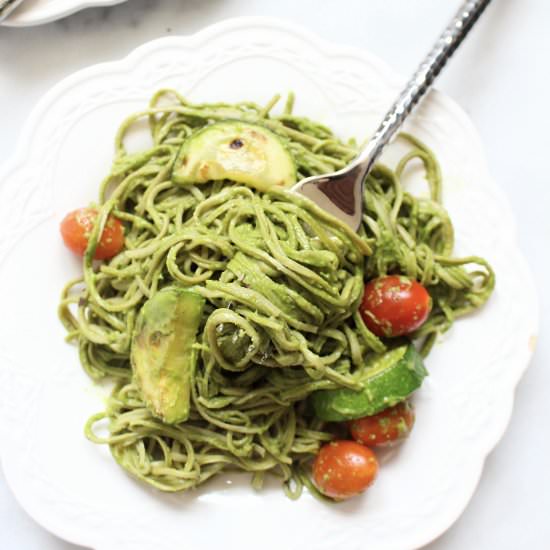 Gluten Free Creamy Avocado Pasta - Recipe photo by CitNutritionally
