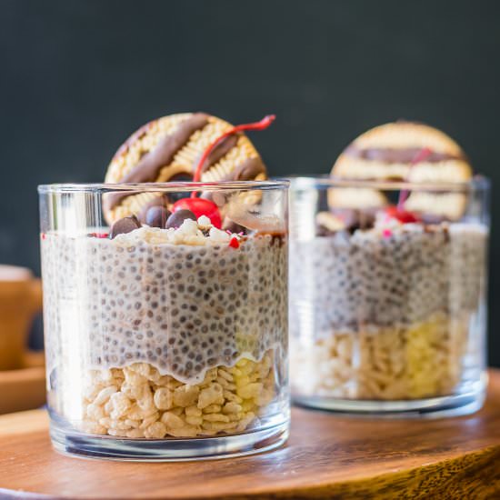 Chocolate + Cereal Chia Pudding - Recipe photo by Herbivore Cucina