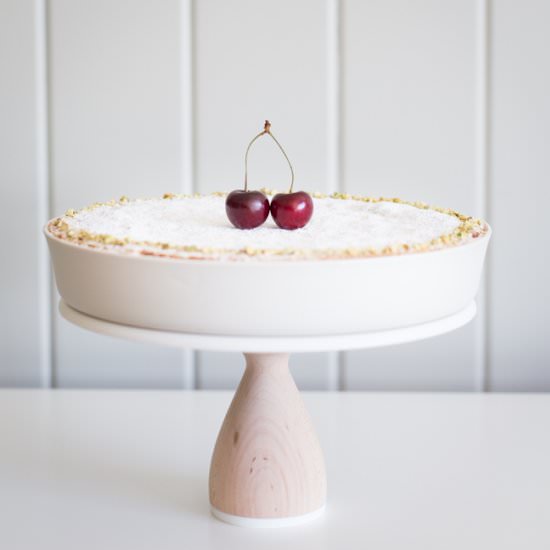 Cherry and Pistachio Bakewell Tart - Recipe photo by simmerandboyle