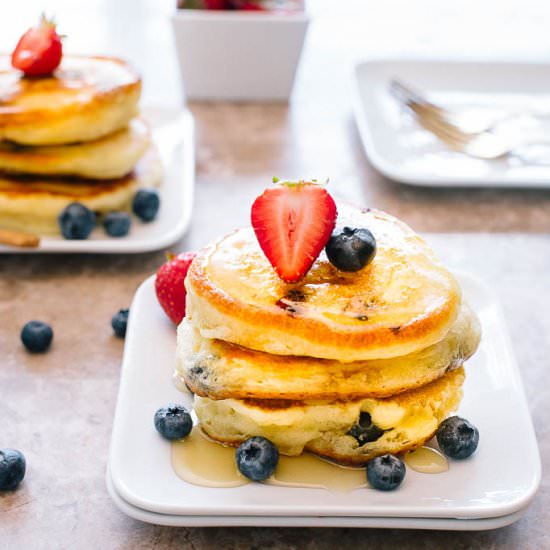 Blueberry Pancakes - Recipe photo by Arbuz.com