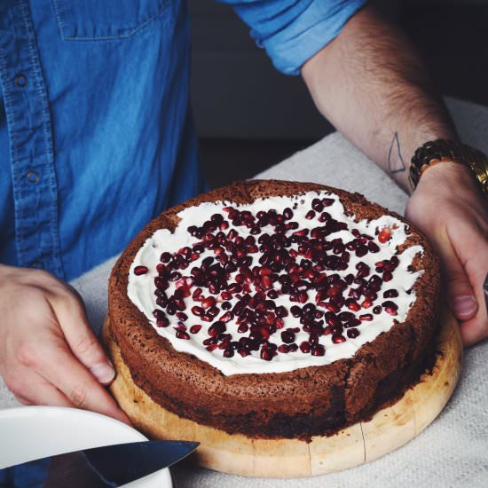 Chocolate Cardamom Cloud Cake - Recipe photo by Mikey Bell