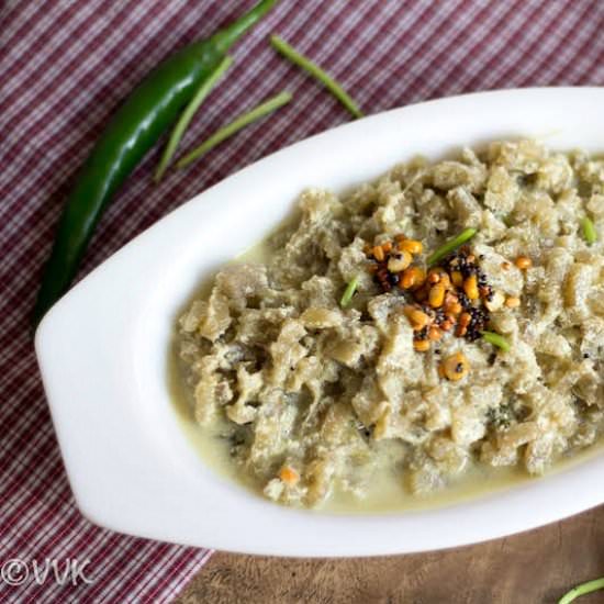 Plantain Stem Gravy - Recipe photo by srividhya