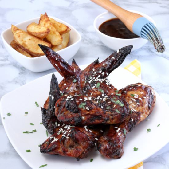 Sticky, Fruity Roast Chicken - Recipe photo by 5Flavours