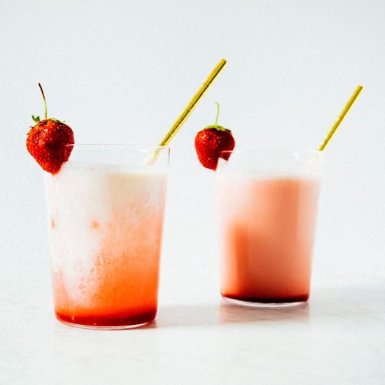 Strawberry Italian Cream Sodas - Recipe photo by hummingbirdhigh