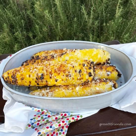 Grilled Corn on the Cob - Recipe photo by Great 8 Friends