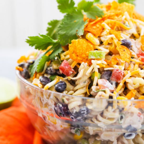 Taco Ranch Pasta Salad - Recipe photo by pipandebby