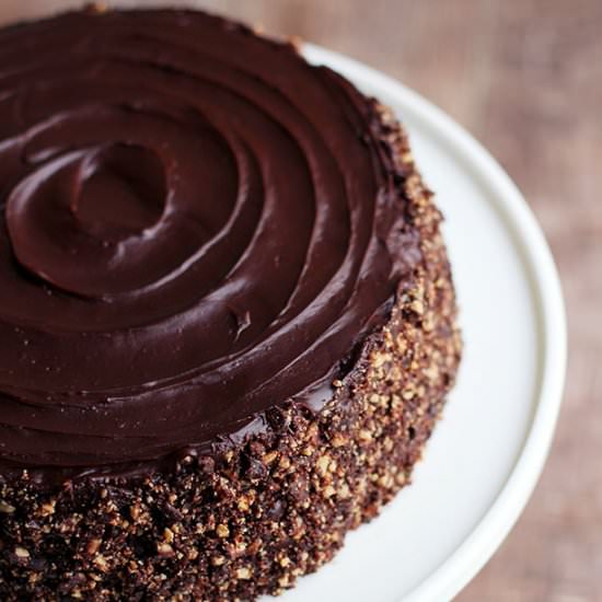 Chocolate Ganache Praline Cake - Recipe photo by thisweekfordinner