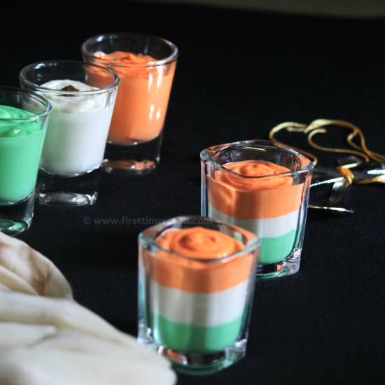 Tricolor Shrikhand - Recipe photo by firsttimercook
