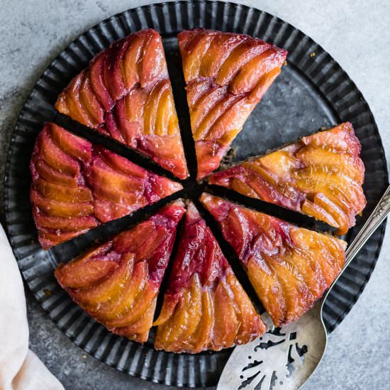 Plum Upside-Down Cake - Recipe photo by snixykitchen