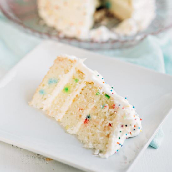 Addie's Confetti Cake - Recipe photo by RecipeLion