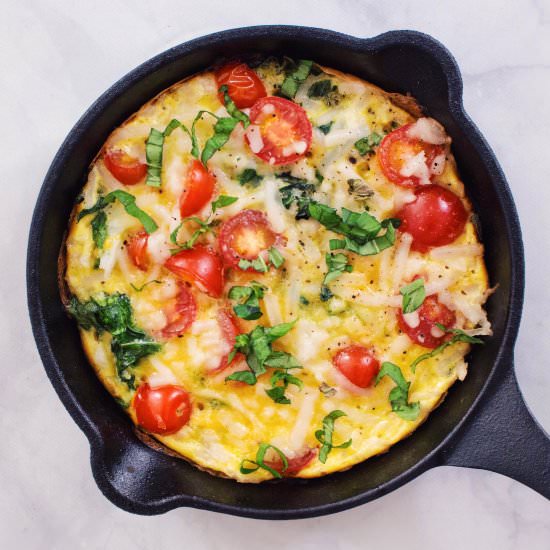 Kale and Tomato Frittata - Recipe photo by kalememaybe