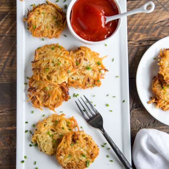 Crispy Potato Latkes - Recipe photo by culinaryhill