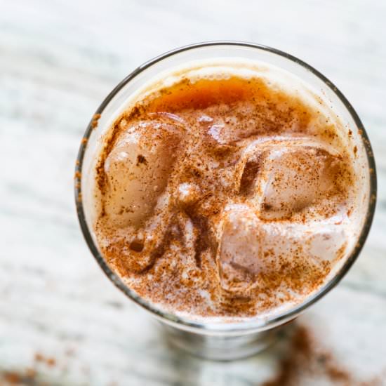 Vanilla Iced Latte with Nespresso - Recipe photo by pipandebby