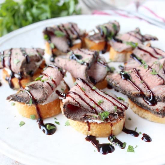 Steak Crostini - Recipe photo by Whitney Bond