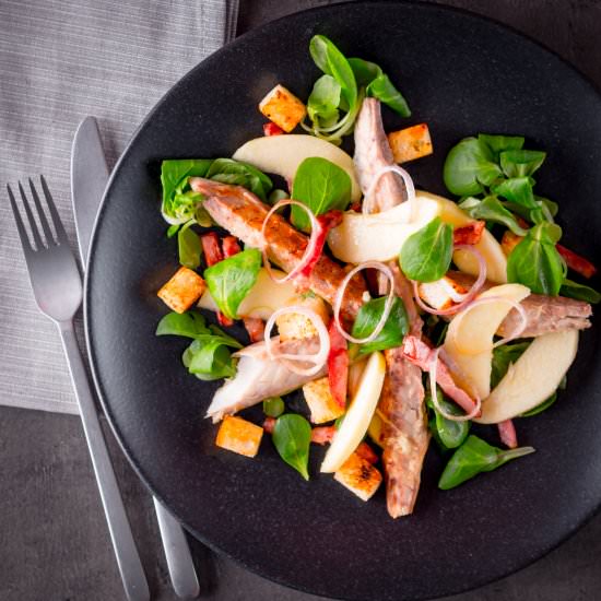 Smoked Mackerel Salad with Apple - Recipe photo by Brian Jones