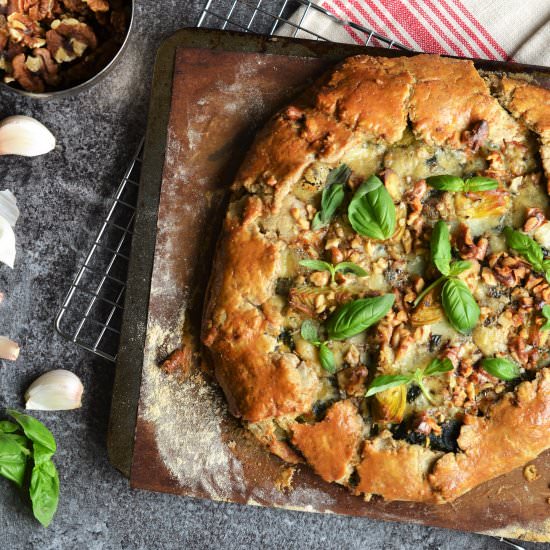 Spinach & Artichoke Galette - Recipe photo by Hannah Bond