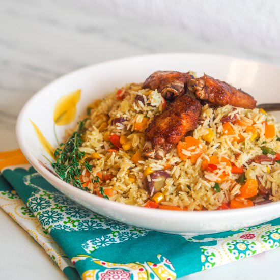 Nigerian Fried Rice - Recipe photo by shapeupafrican