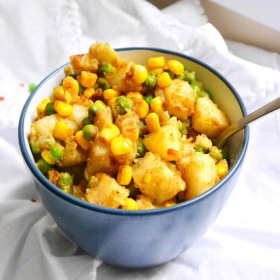 Easy Indian-Spiced Potatoes - Recipe photo by Yummy taste Food