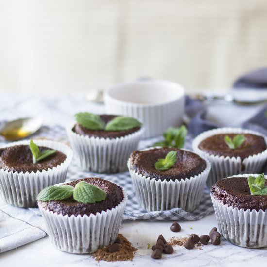 Mint Chocolate Courgette Muffins - Recipe photo by Properfoodie