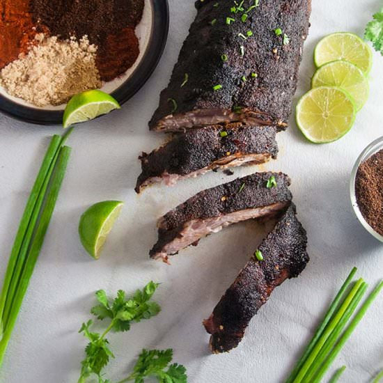 Coffee Rubbed Ribs - Recipe photo by SeasonedSprinkles