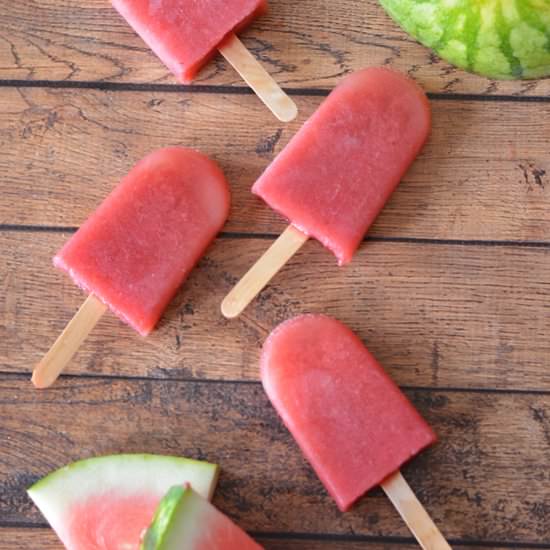 Strawberry Watermelon Popsicles - Recipe photo by SheSaved