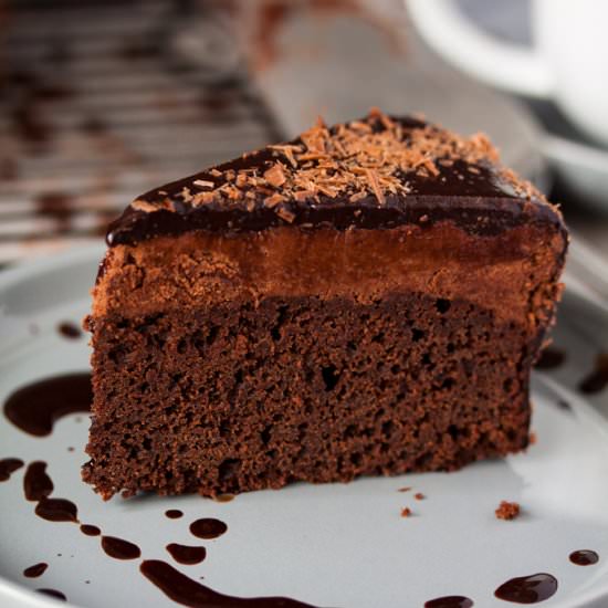 Chocolate Mousse Mud Cake - Recipe photo by sugarsaltmagic