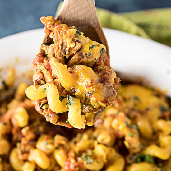 Spicy Pork-Hatch Chili Casserole - Recipe photo by ChiliPepperMadness