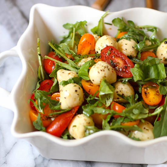 Arugula Caprese Salad - Recipe photo by suebeehomemaker
