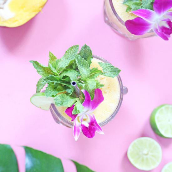 Mango Mai Tai - Recipe photo by abeautifulmessblog