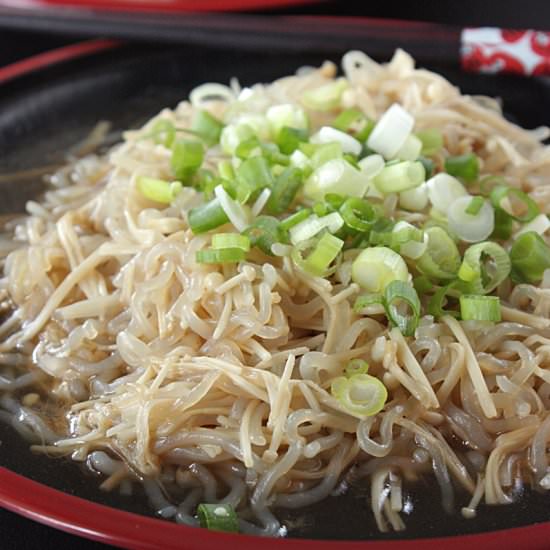 Enoki and Shirataki Stir Fry - Recipe photo by dailycookingquest
