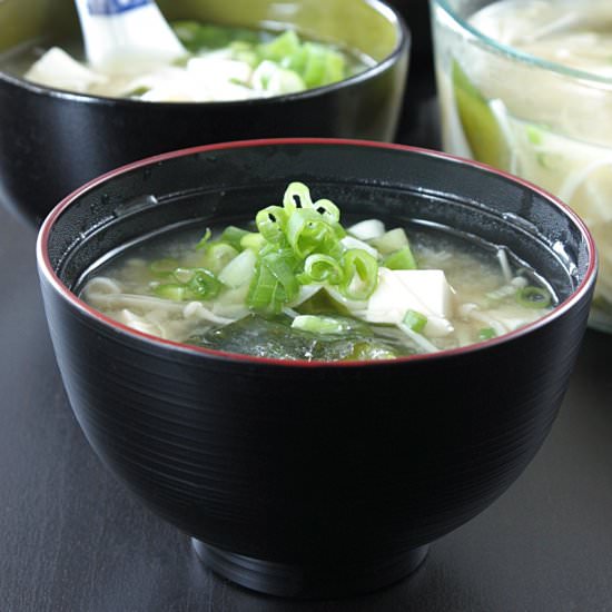 Enoki Miso Soup - Recipe photo by dailycookingquest