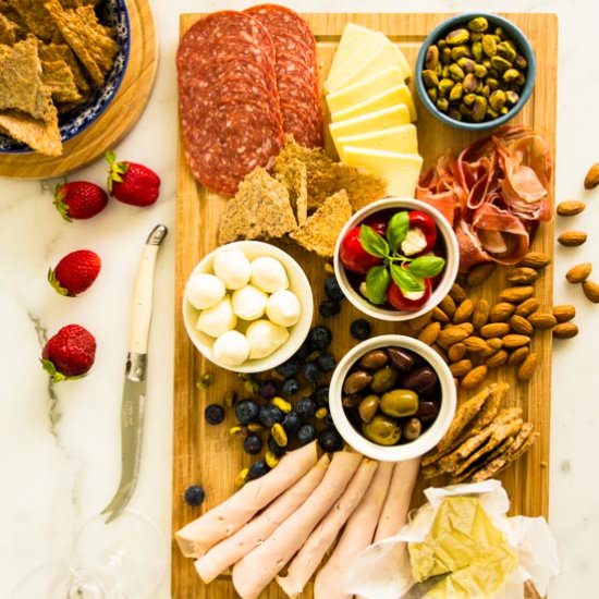 Low-Carb Antipasto Platter - Recipe photo by Appetite For Energy