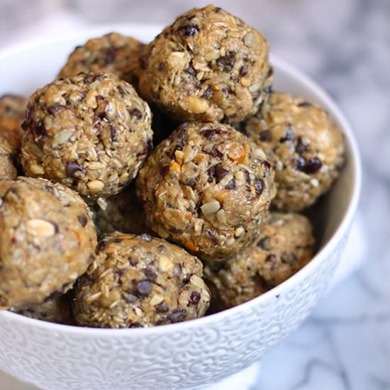 Peanut Butter Power Balls - Recipe photo by suebeehomemaker