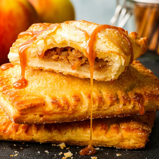 Caramel Apple Hand Pies - Recipe photo by theloopywhisk