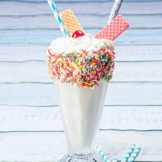 French Vanilla Cappuccino Milkshake - Recipe photo by noshingwiththenolands