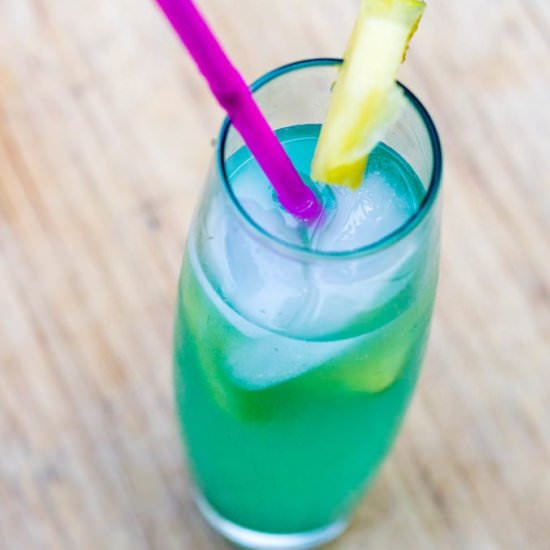 Pineapple Prosecco Cocktail - Recipe photo by Or Whatever You Do