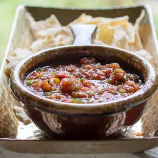 Fire Roasted 15 Minute Salsa - Recipe photo by Or Whatever You Do