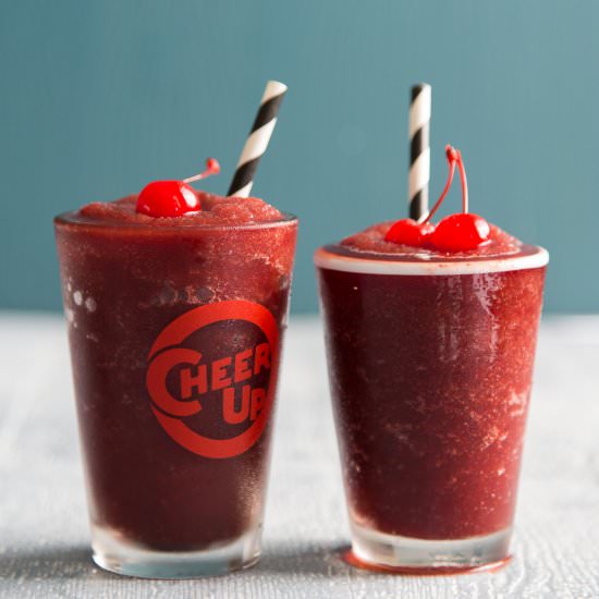 Cherry Jack and Coke Slushie - Recipe photo by the little epicurean