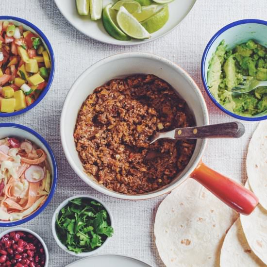 Cajun Mushroom Tacos - Recipe photo by Mikey Bell