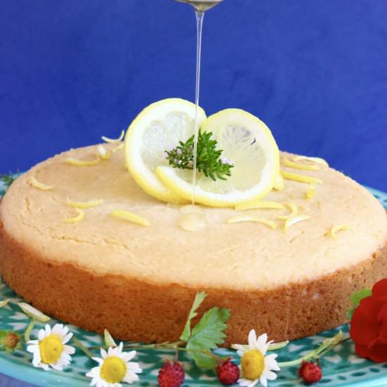 GF Vegan Lemon Drizzle Cake - Recipe photo by rhiansrecipes